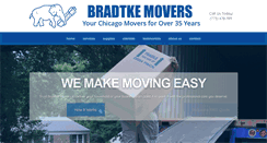 Desktop Screenshot of bradtkemovers.com