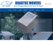 Tablet Screenshot of bradtkemovers.com